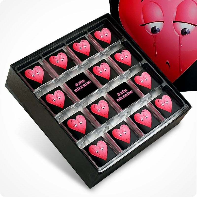 Özür Dilerim Mesajlı Çikolata 