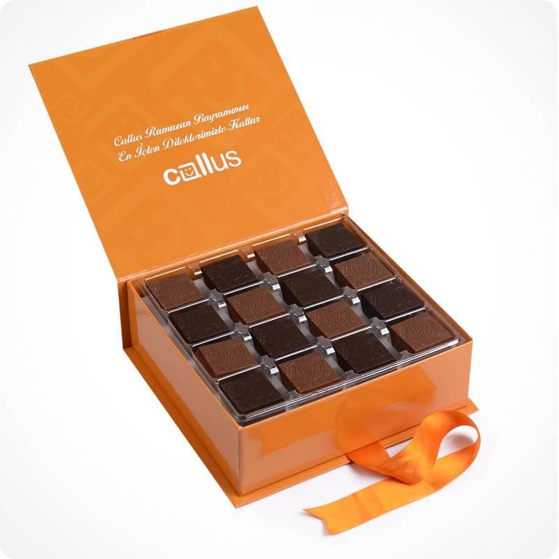 Kurdeleli Büyük Kutuda Madlen Çikolata 