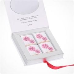 Pudra Kutuda Logolu Çikolata 