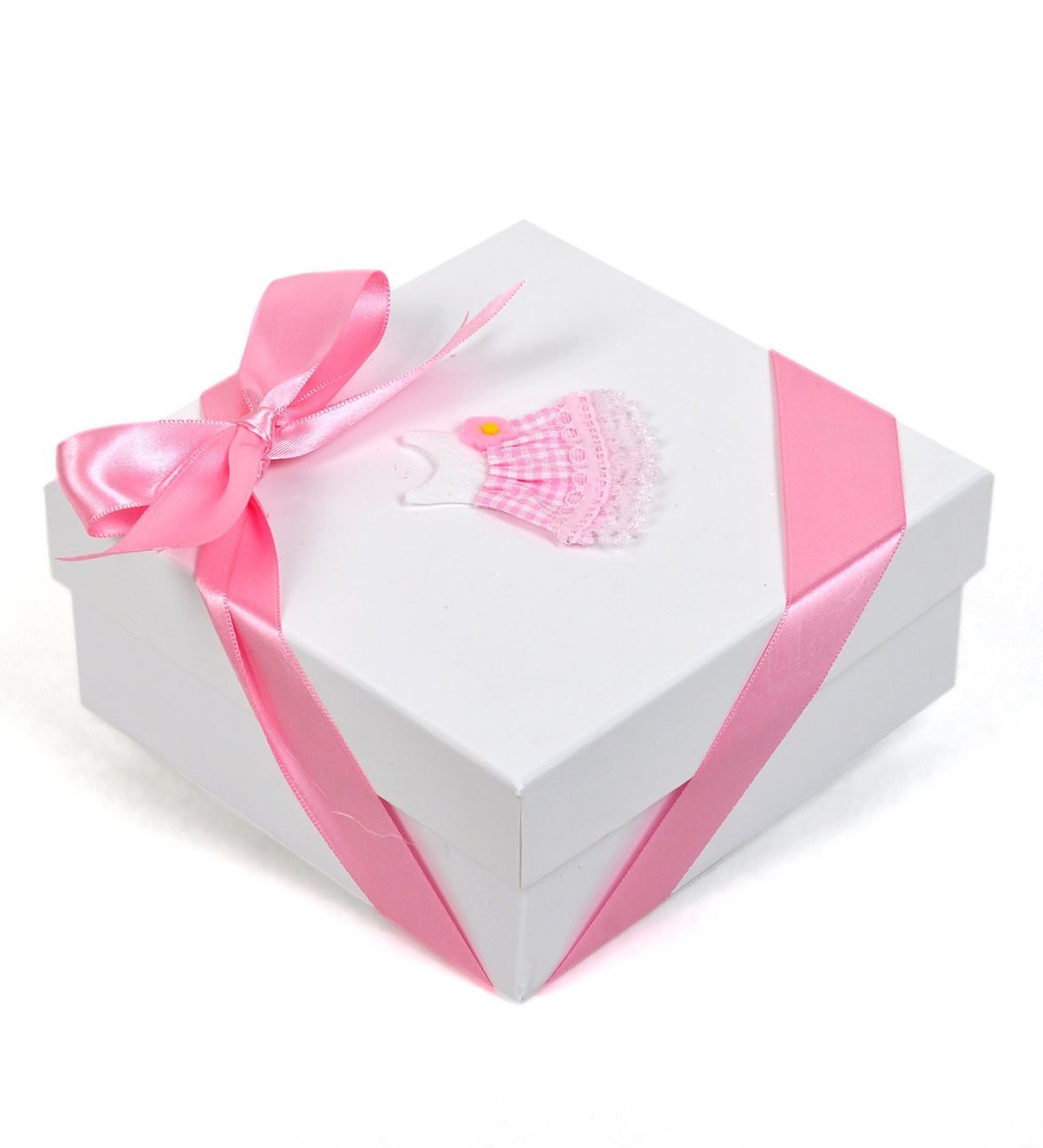 Elbiseli Kutuda Kız Bebek Çikolata