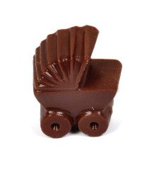 Bebek Arabası Figürlü Çikolata Pembe