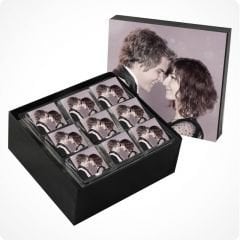 Kare Kutuda Fotoğraflı Çikolata 