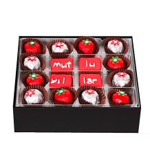 Pencereli Kutuda Yılbaşı Çikolatası