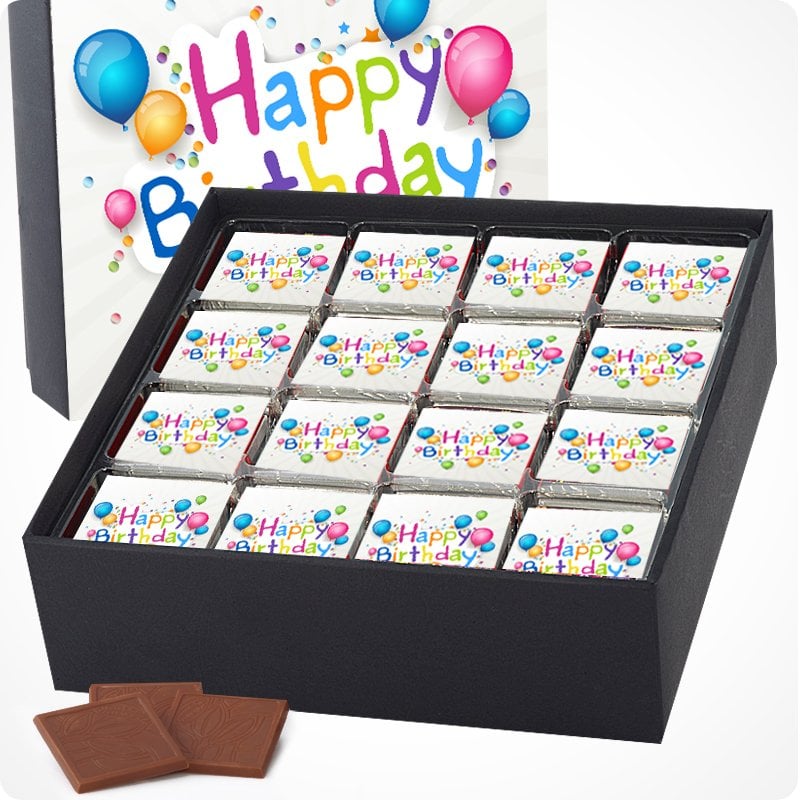 Balon Dekorlu Doğum Günü Çikolatası