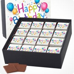 Balon Dekorlu Doğum Günü Çikolatası