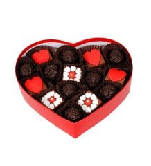 Kalp Kutuda Spesiyal Sevgililer Günü Çikolata