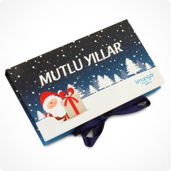 Kitap Kutuda Logolu Kalın Çikolata