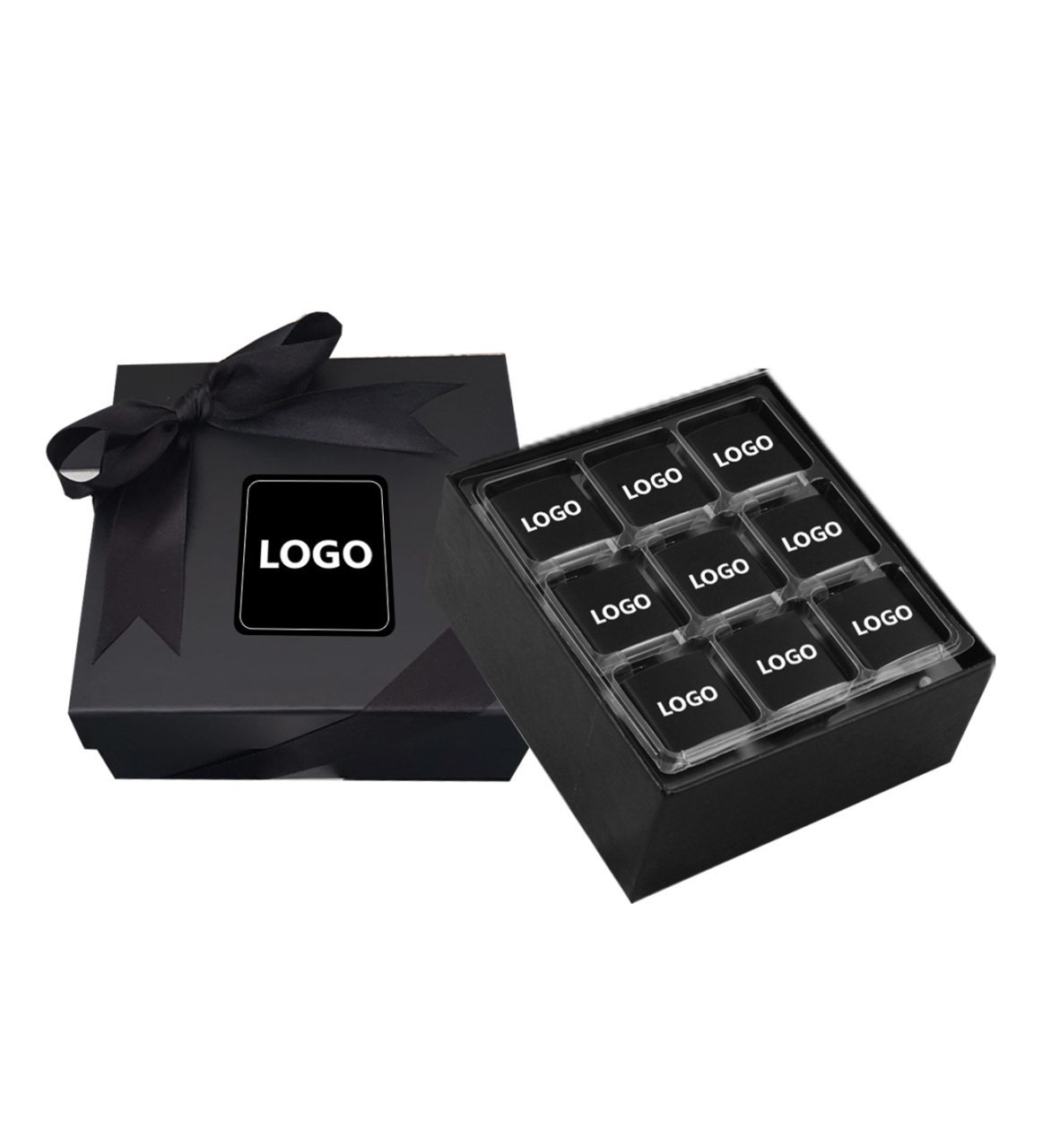 Logolu Küp Kutuda Logolu Madlen Çikolata