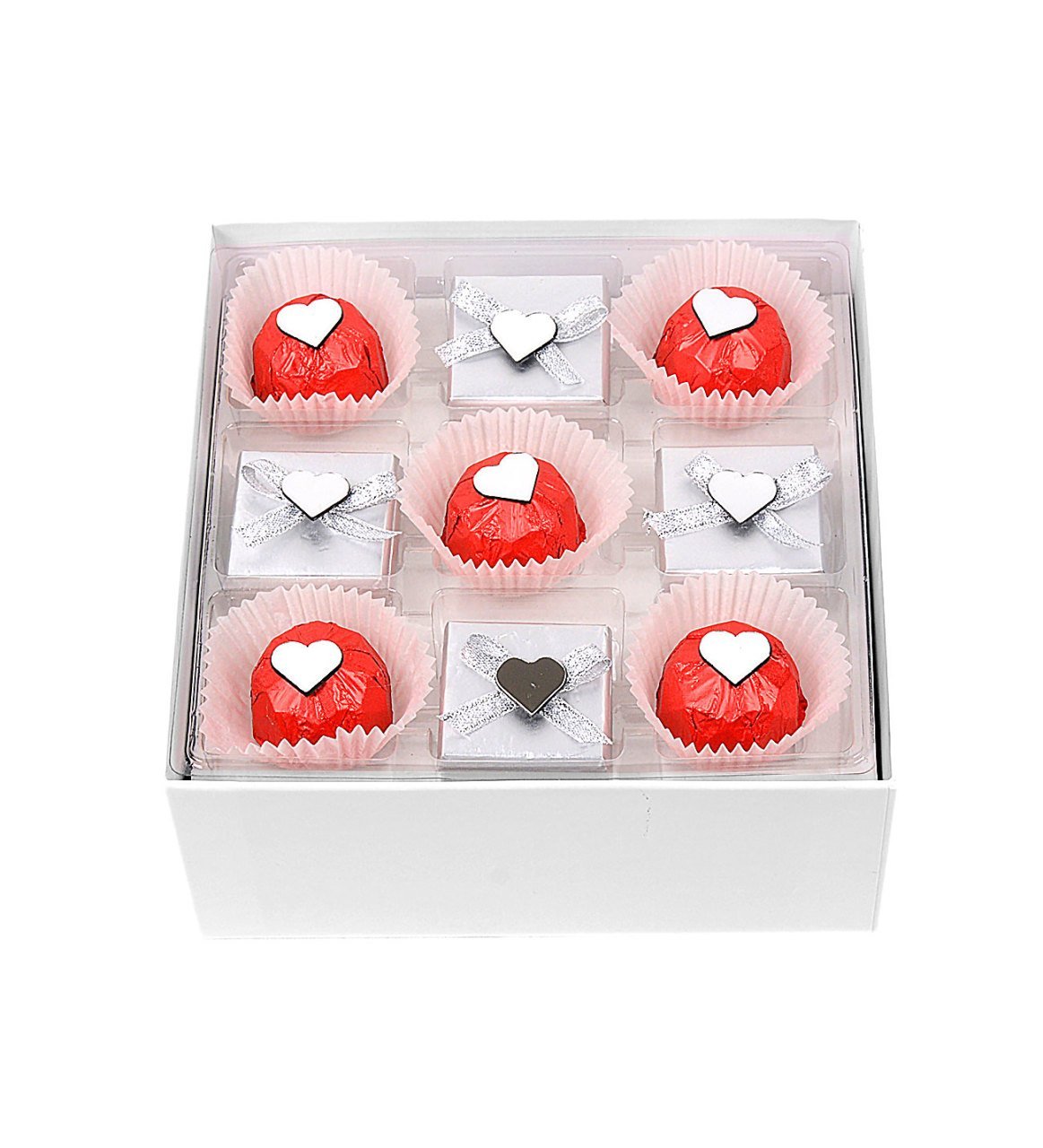 Işıldayan Kalpler Çikolata