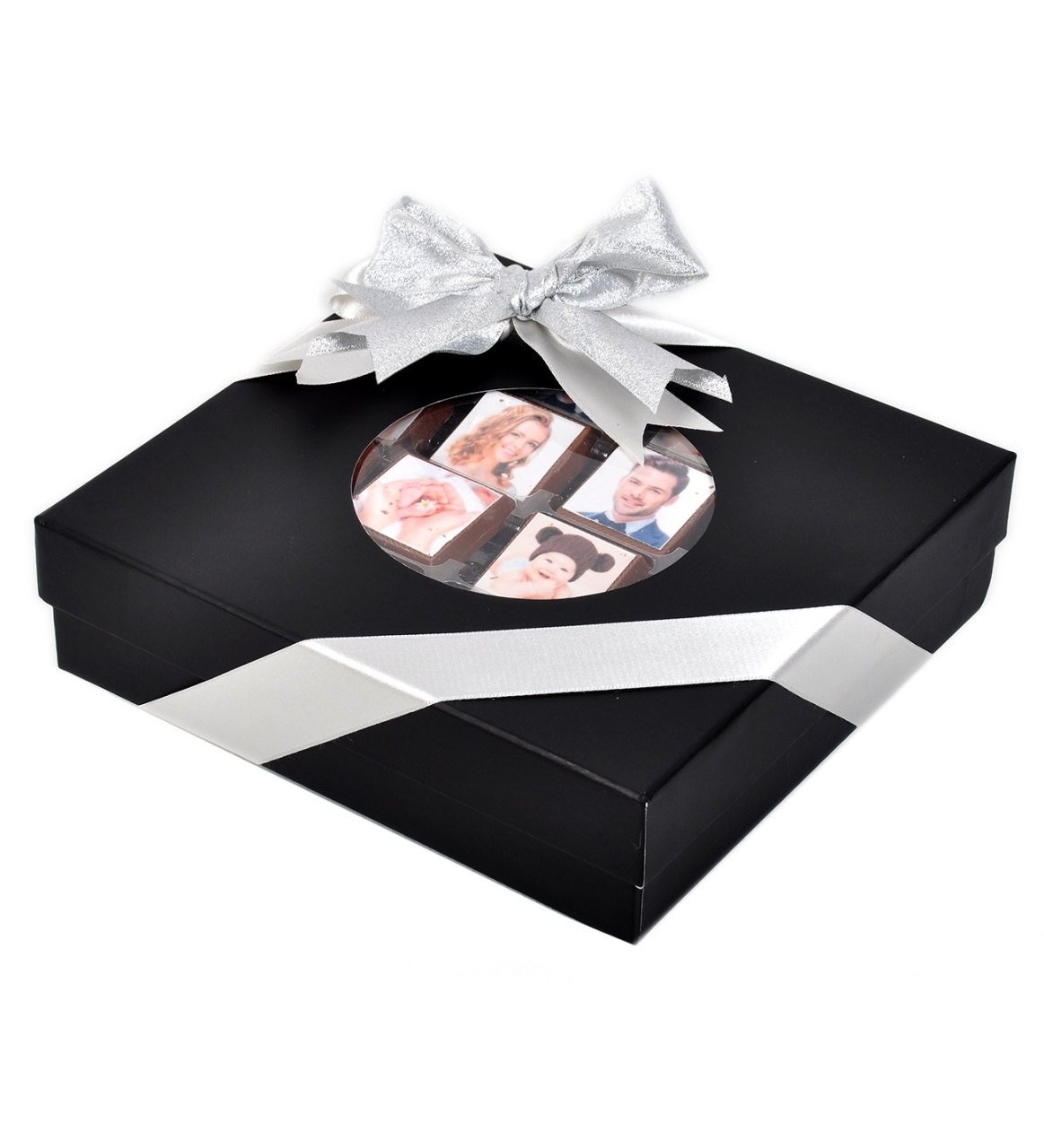 Yenilebilir Fotoğraflı Çikolata Pencereli Kutuda