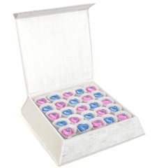 Kadife Kutuda İkiz Bebek Çikolata 