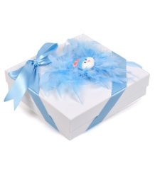 Bebek Arabası Figürlü Çikolata Mavi