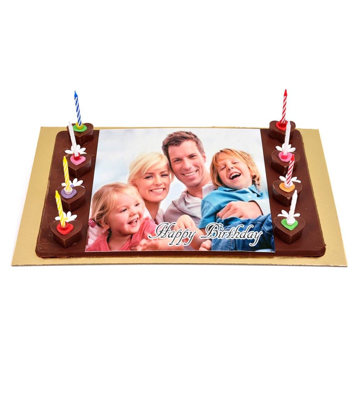 Fotoğraflı Çikolata Pasta