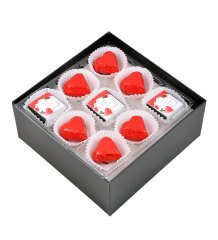 Kırmızı Kalpler Kadınlar Günü Çikolata