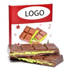 Logolu Yılbaşı Dubai Çikolatası